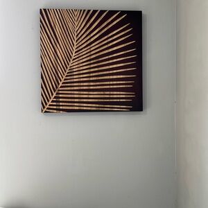 Z Gallerie | Large Carved Wood Fern Wall Art